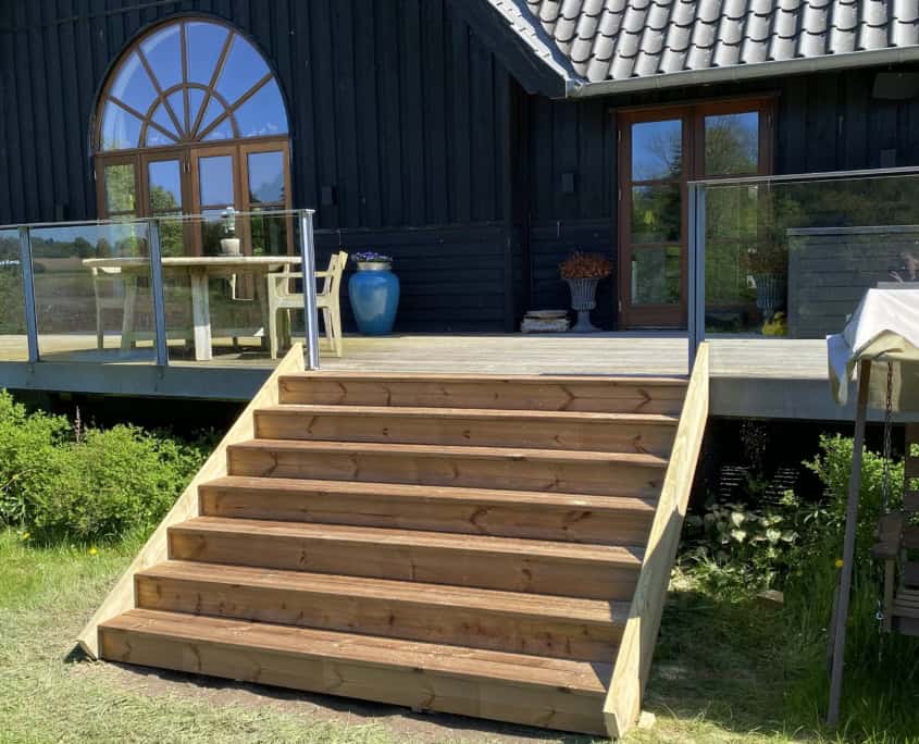 hævet træterrasse inspiration